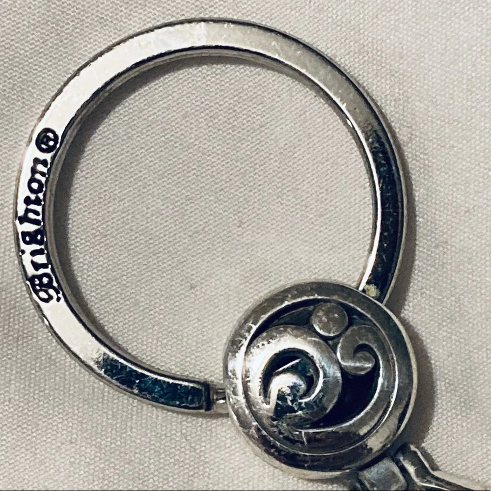 Brighton Contempo key fob silver plated - Picture 11 of 14
